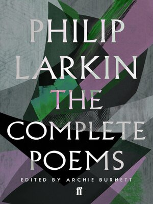 cover image of The Complete Poems of Philip Larkin